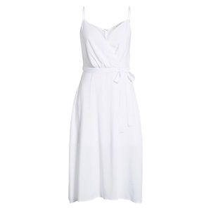 Row A Surplice Midi Dress